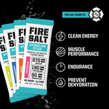 Fire Science Fire Salt Hydration Sticks sin azúcar para hidratación ligera