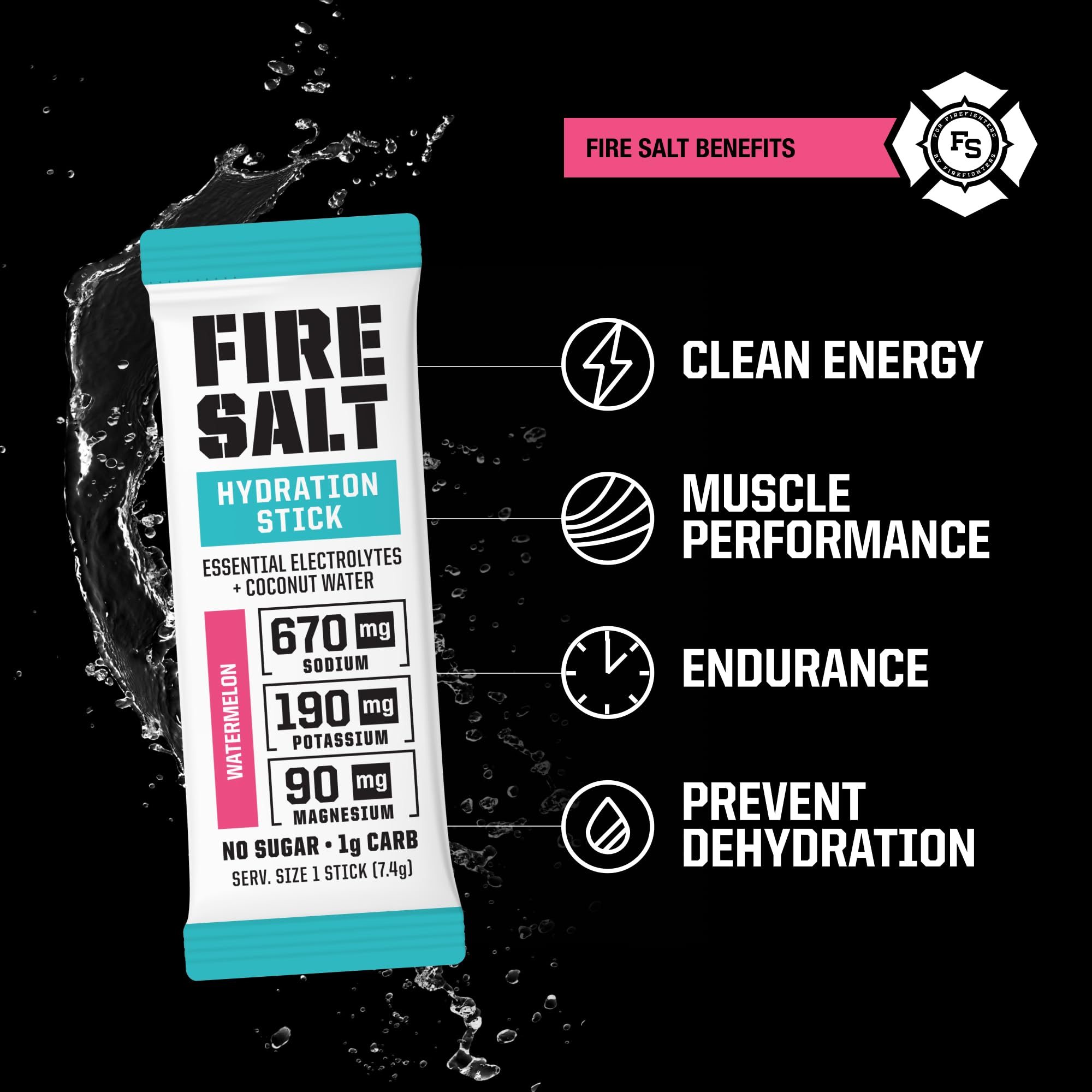 Barras sabor melón Fire Salt, ideales para entrenamientos y actividades al aire libre
