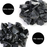 Fireboomoon obsidiana negra para decoración del hogar y colección