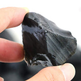 Fireboomoon obsidiana negra ideal para meditación y chakras en casa
