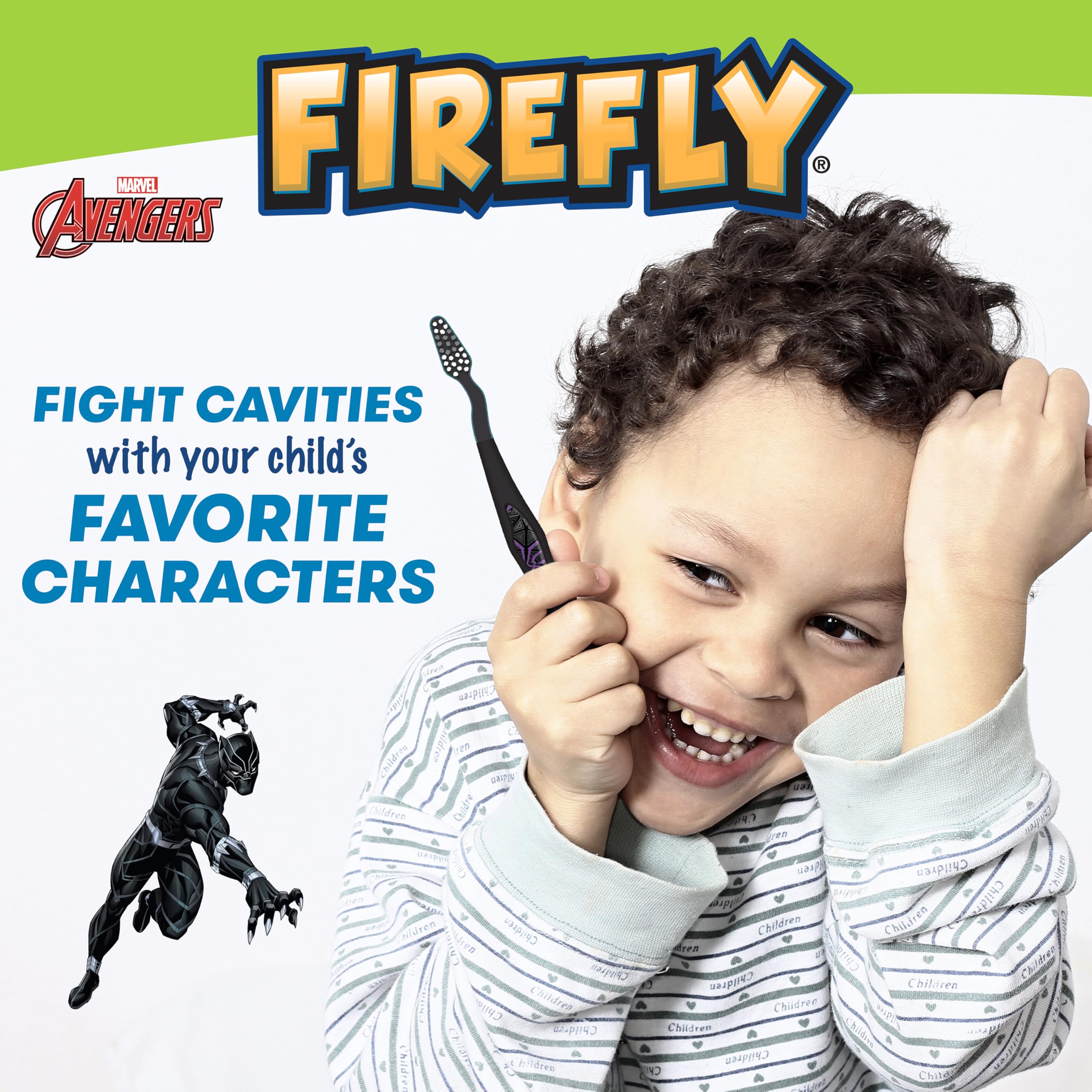 Firefly Avengers: cabezal compacto ideal para bocas infantiles y limpieza precisa