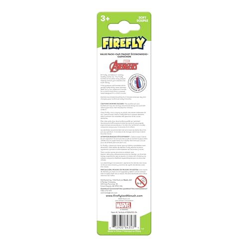Firefly Avengers: mango ergonómico para un agarre cómodo durante el cepillado