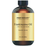 First Botany Aceite Esencial de Incienso, botella de 30 ml, para aromaterapia y masajes.