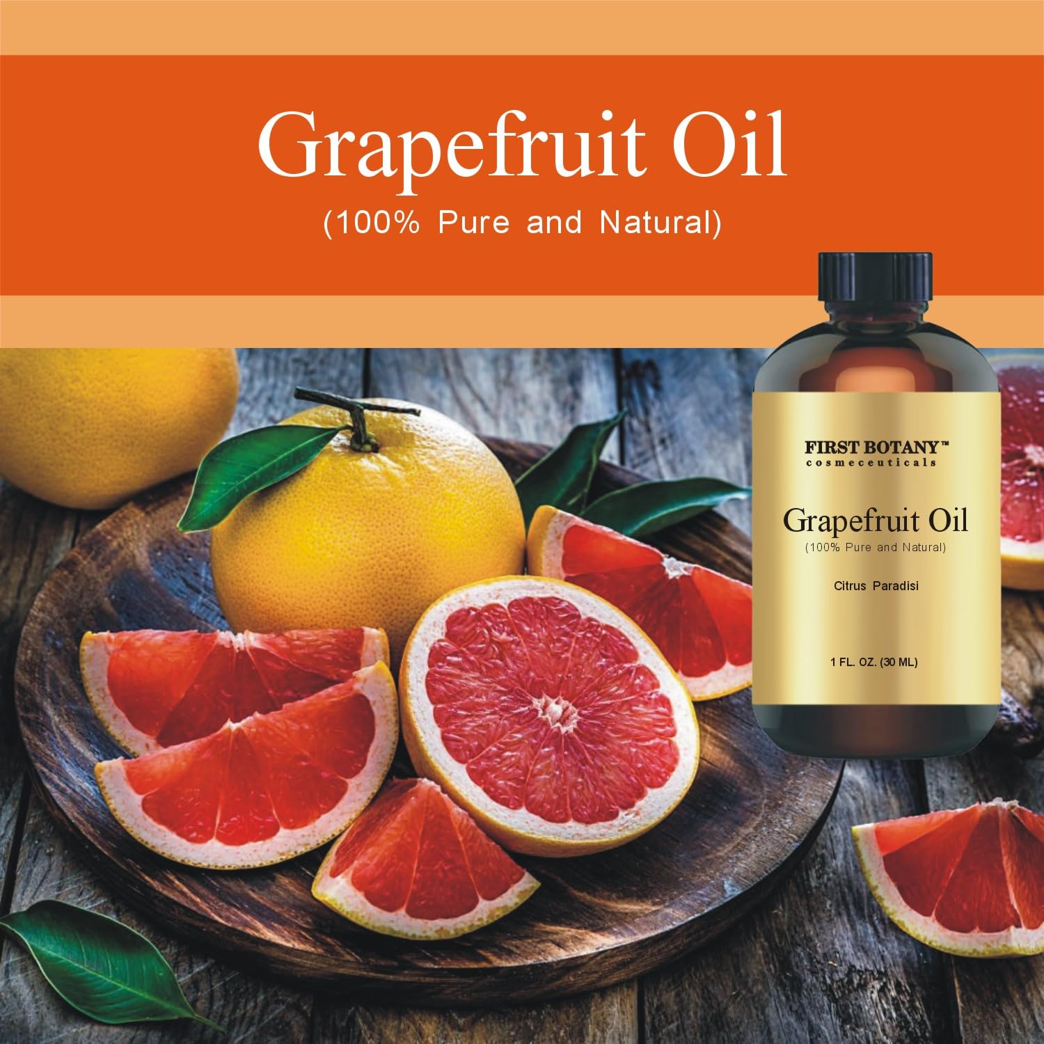First Botany Aceite de Pomelo: difusion aromatica para ambientes frescos