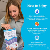 FIRST DAY gominolas para adolescentes, sabor agradable.