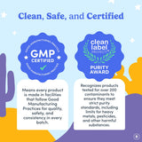 FIRST DAY gominolas sin alergenos, etiqueta clara, adecuada para familias con restricciones.