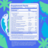 Mezcla orgánica de fruta y vegetal de FIRST DAY, ingredientes naturales.
