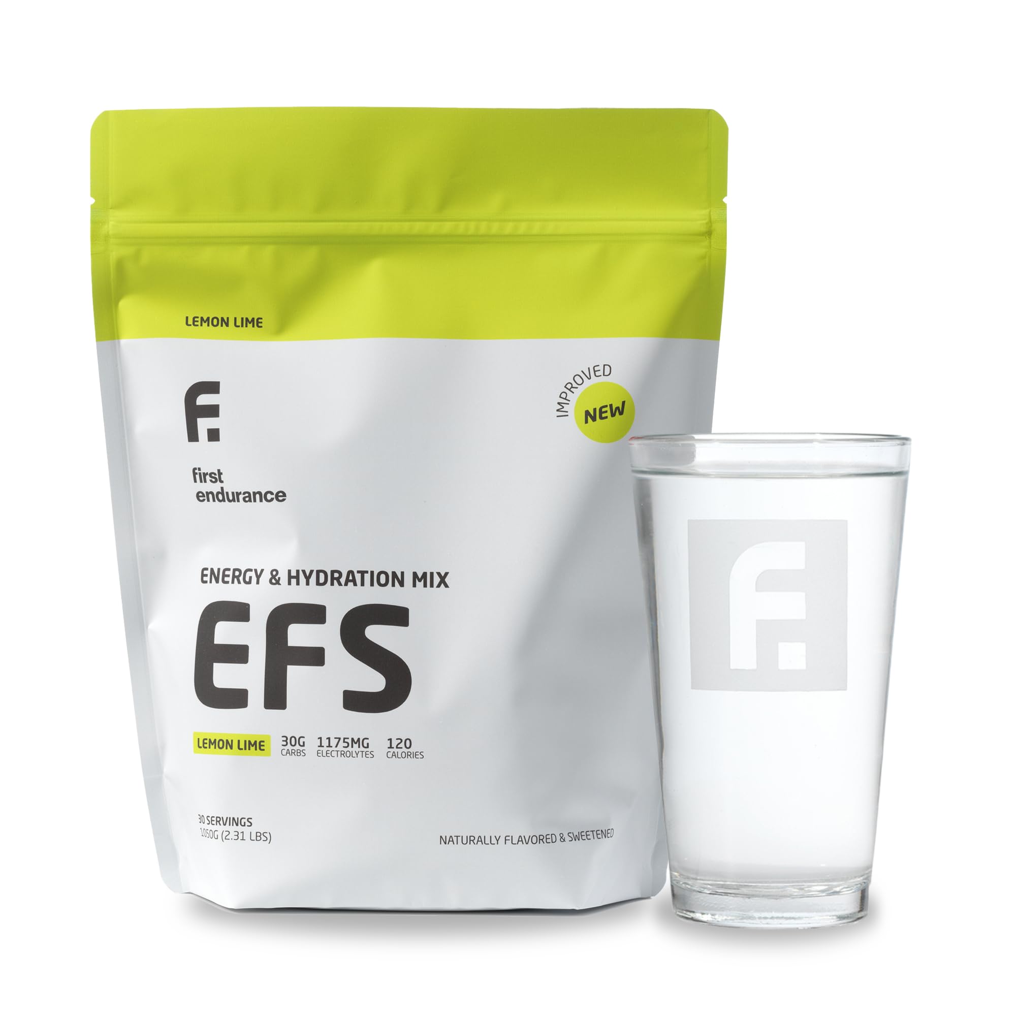 EFS FIRST ENDURANCE, bote sabor limón-lima para hidratación sostenida durante entrenamientos.