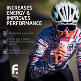 Liquid Shot FIRST ENDURANCE, empaque compacto para ciclismo y triatlón