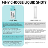 Liquid Shot para carrera, bebida energética de fácil consumo durante el recorrido.