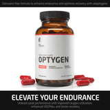 Escena de consumo diario de FIRST ENDURANCE Optygen para energía sostenida.