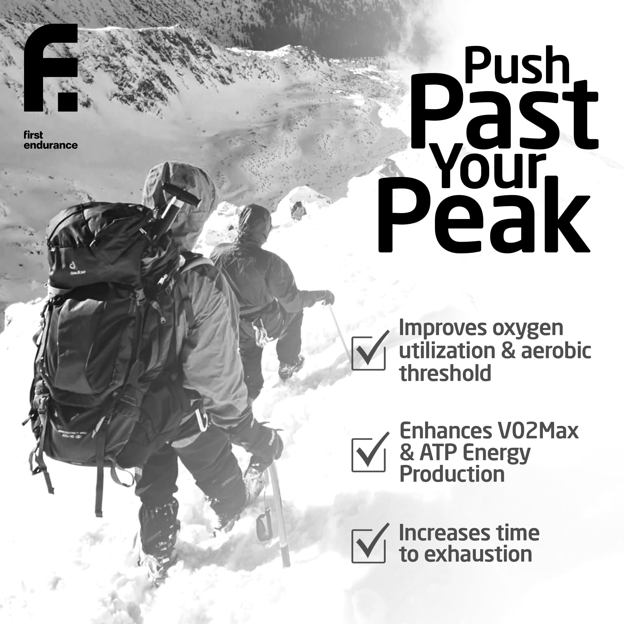 Bote en movimiento con FIRST ENDURANCE OptygenHP para entrenamientos y carreras.