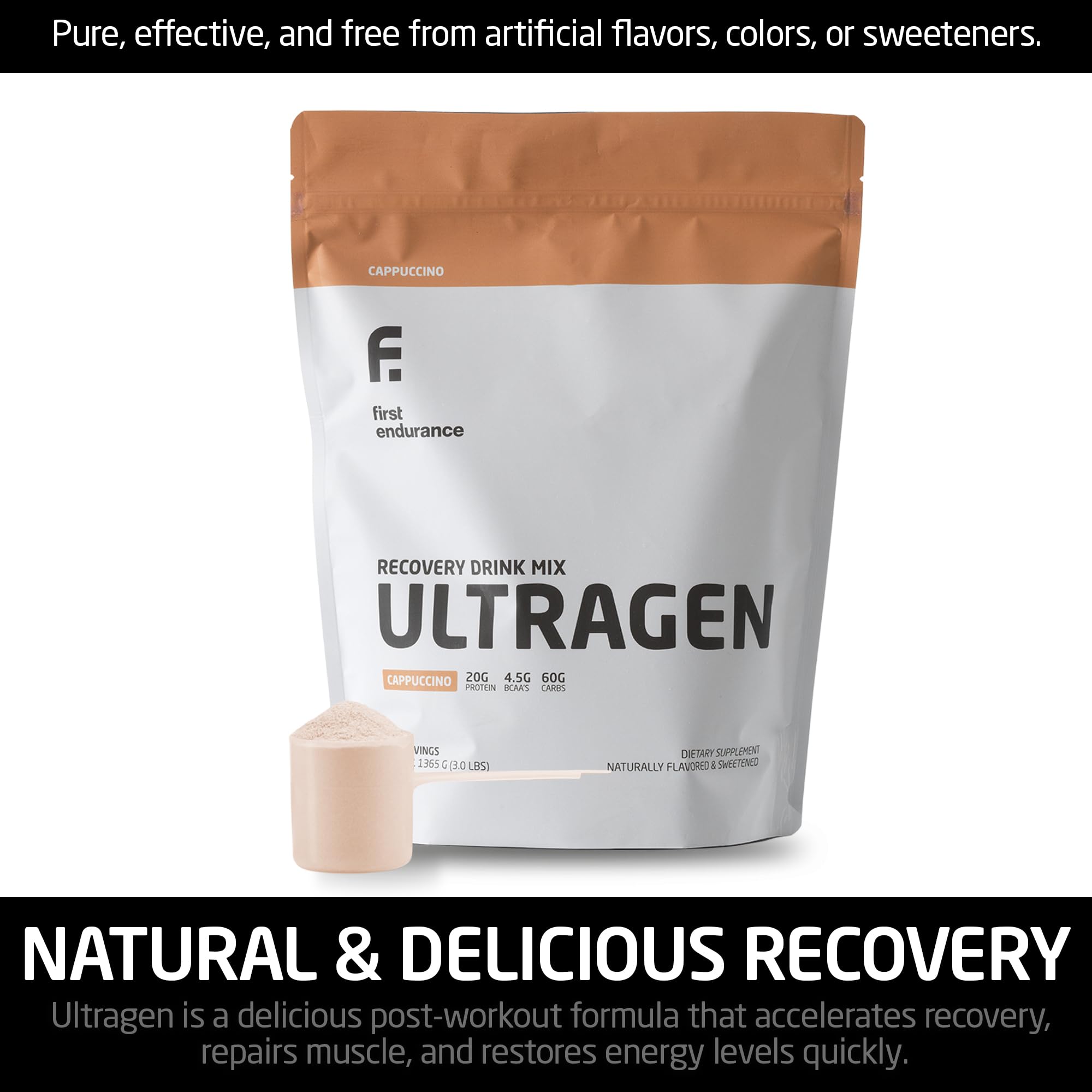 Ultragen FIRST ENDURANCE: sabores naturales sin aditivos artificiales