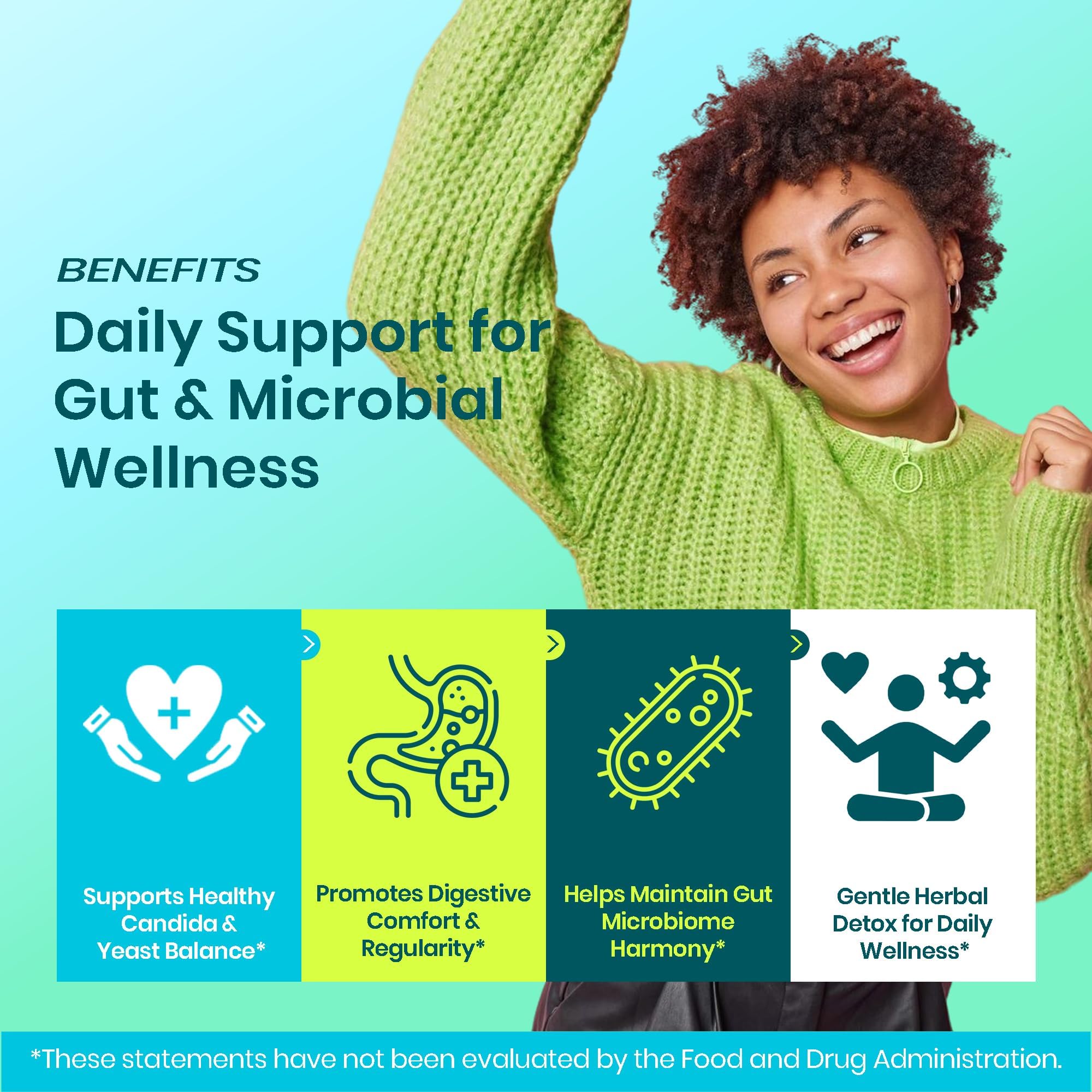FIRSTORGANIC cápsulas diarias para facilitar una rutina de bienestar y balance intestinal.