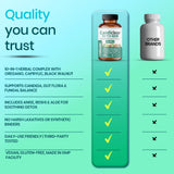 FIRSTORGANIC producto con certificación GMP para seguridad y pureza.