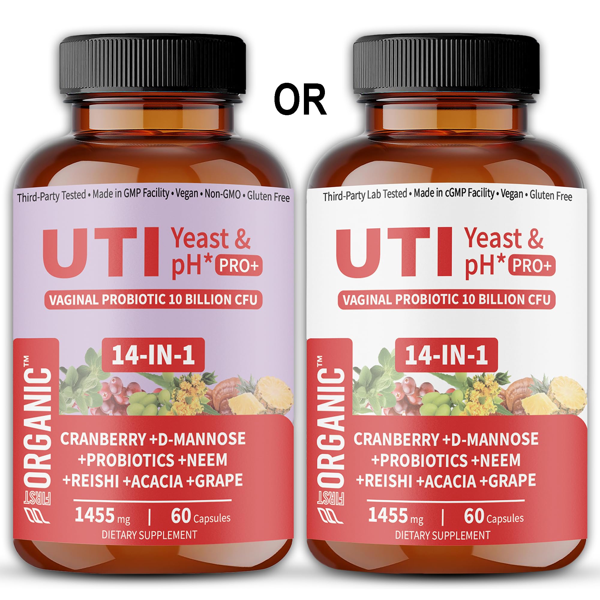 Rutina diaria con FIRSTORGANIC UTI Yeast Pro+ para bienestar.