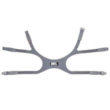 Fisher Paykel Healthcare cabezal ErgoFit Breath-o-prene, vista frontal y ajuste cómodo para la noche.