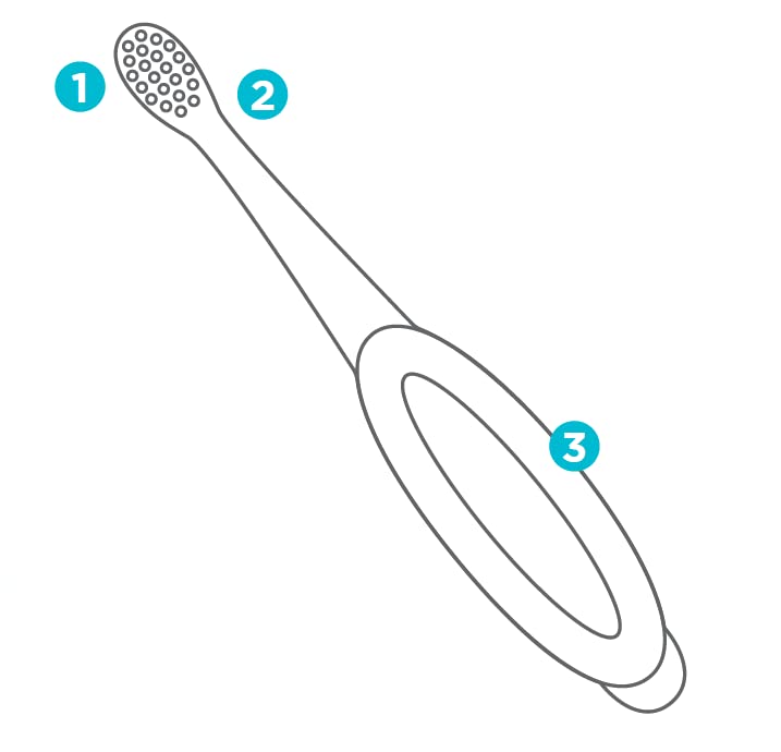 Kit de inicio para cuidado dental del bebé Fisher-Price, práctico en casa.