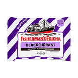 Fisherman's Friend caramelo de grosella negra con mentol, práctico para llevar y usar durante el día.