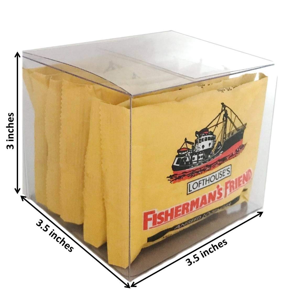 Pastillas Fishermans Friend de 25 g, tamaño práctico para movilidad.