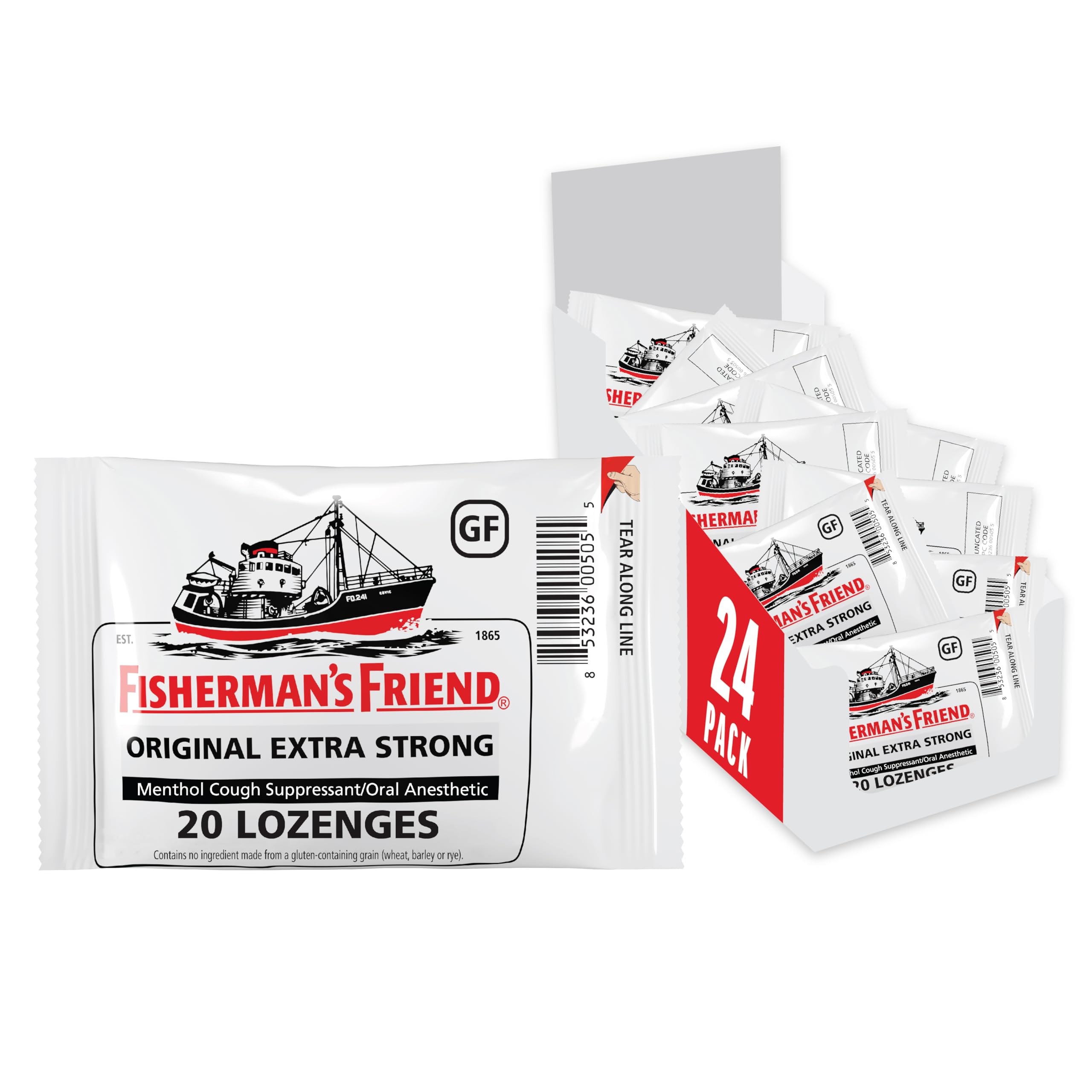 Fisherman's Friend Original con mentol refrescante para la garganta