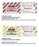 Pastillas Fisherman's Friend, empaque de 4 unidades, portátil para viajes y uso rápido.