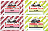 Pastillas Fisherman's Friend, textura suave y sabor cítrico para refrescar el aliento.