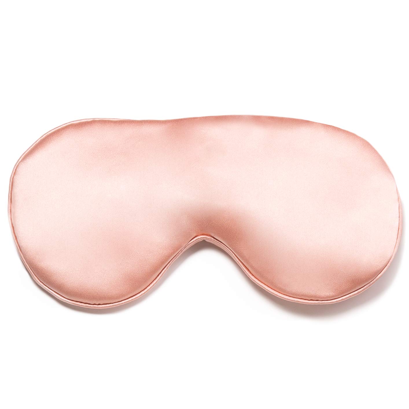 Fishers Finery antifaz seda rosa 25 momme para dormir suave