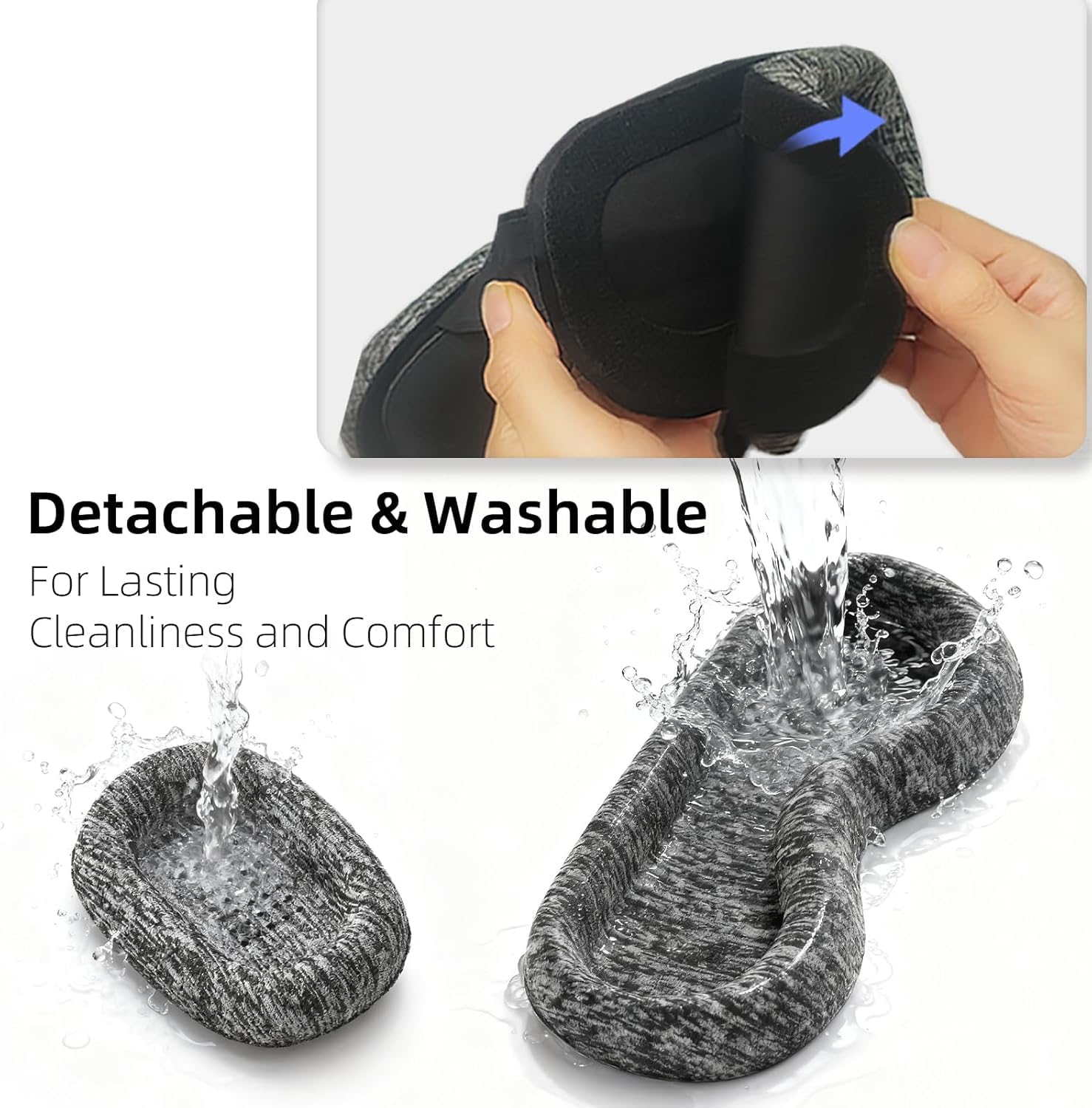 Fismool máscara sueño 3D empaque: regalo práctico para descansar durante viajes.