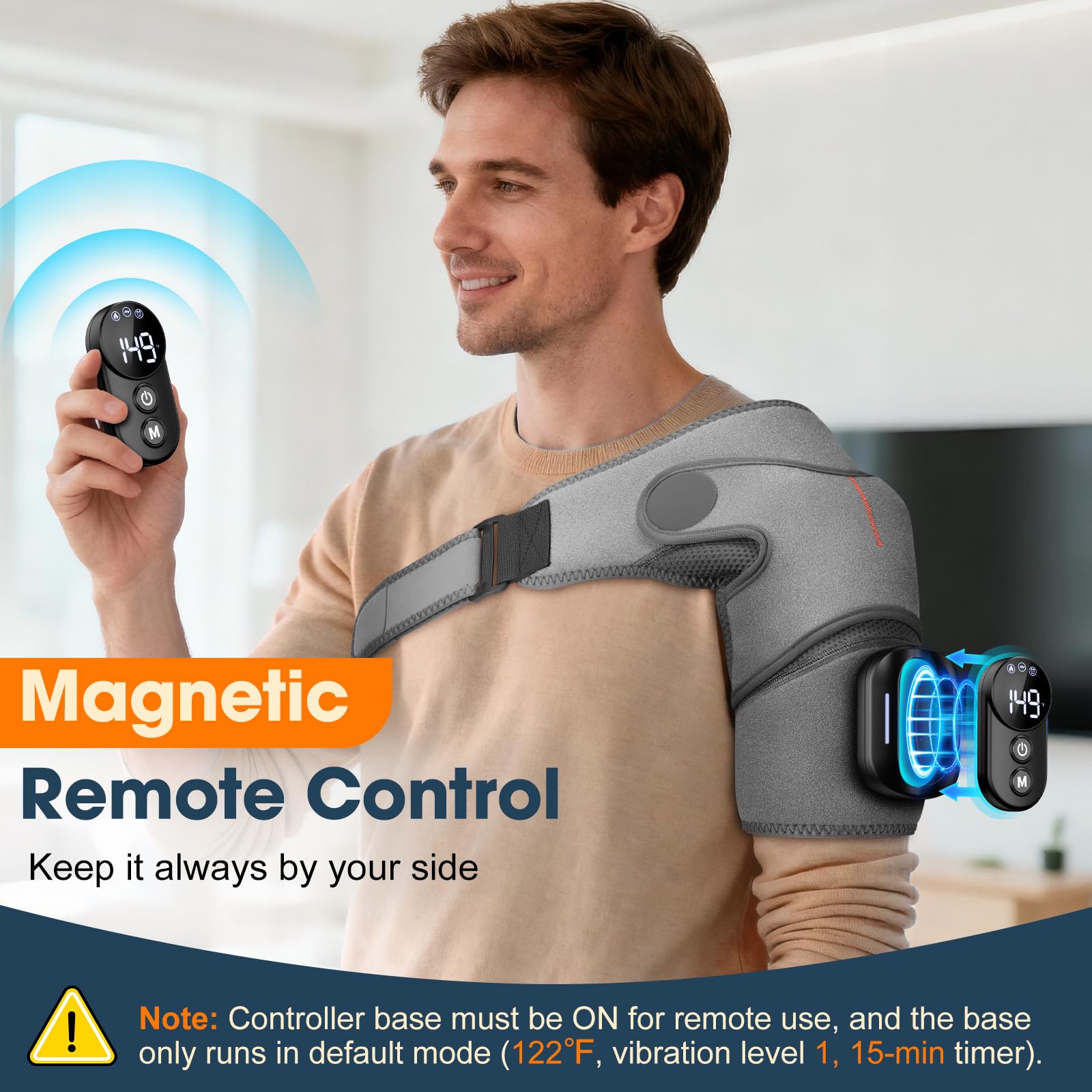 FitEase Control Magnético Desmontable facilita ajuste rápido.