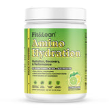 Fit & Lean Amino Hydration: botella cítrica lima para recuperación posentrenamiento