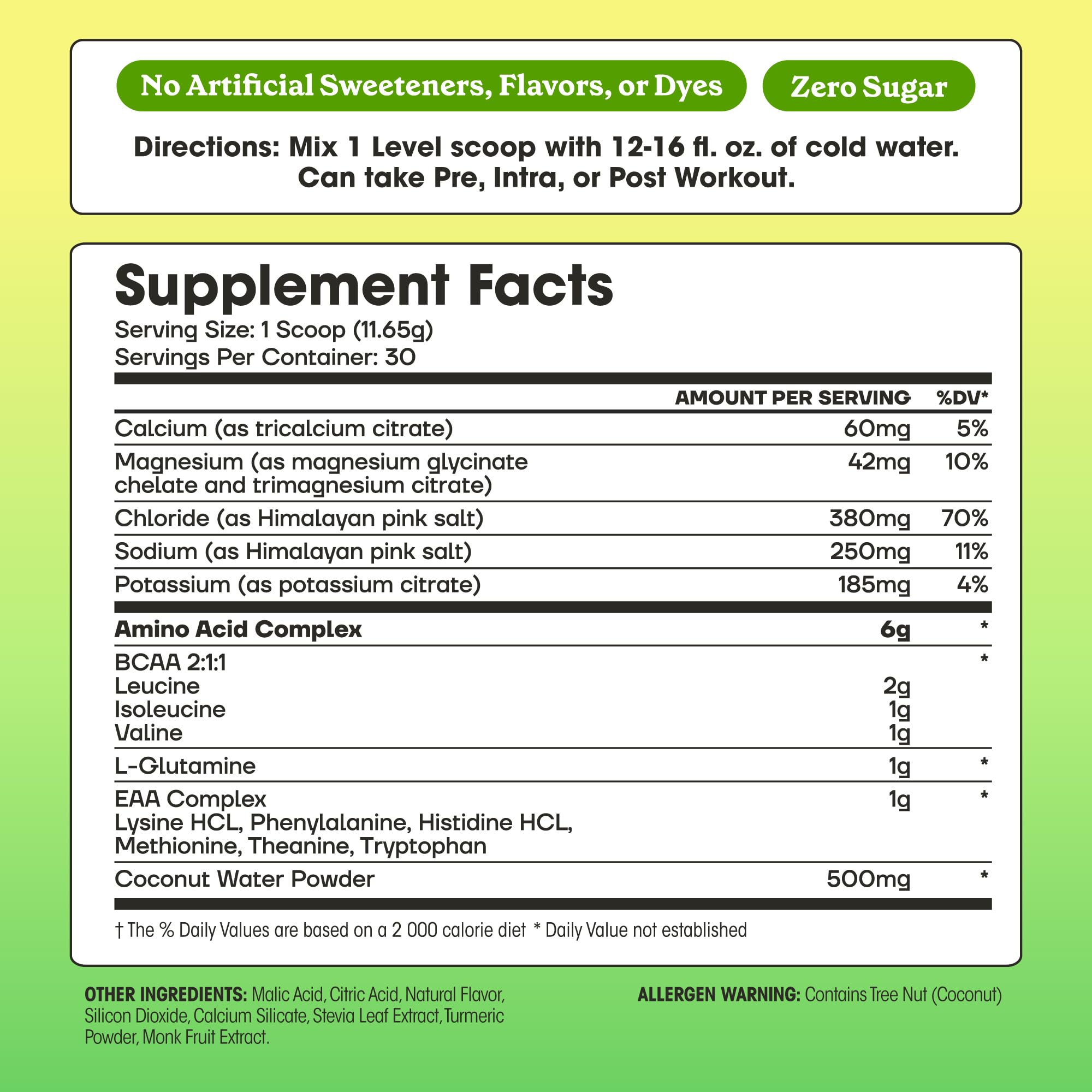 Fit & Lean Amino Hydration: cucharilla medidora para dosis precisas durante entrenamientos
