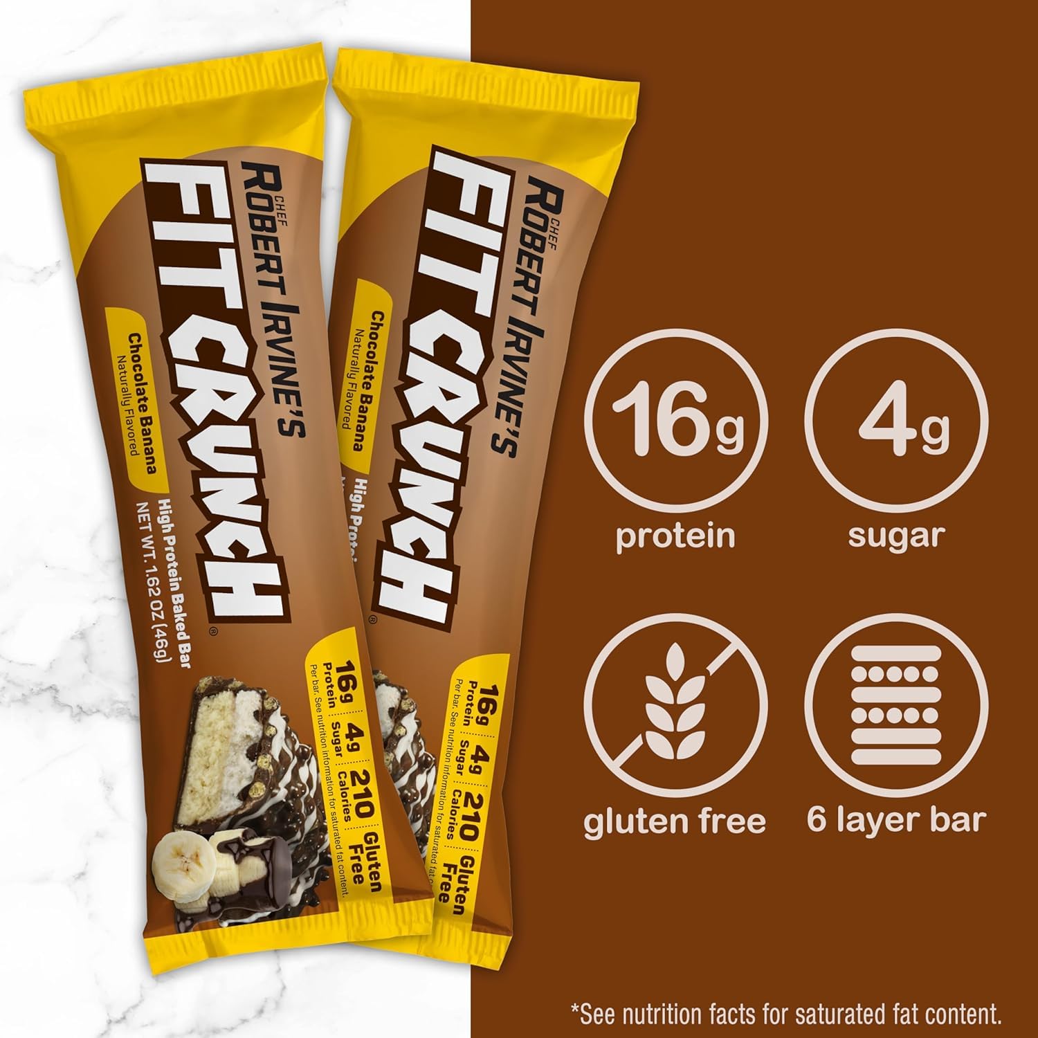 FITCRUNCH barra de 210 calorías, snack equilibrado para energía diaria