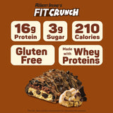barra FITCRUNCH 3 g de azúcar, snack ligero.