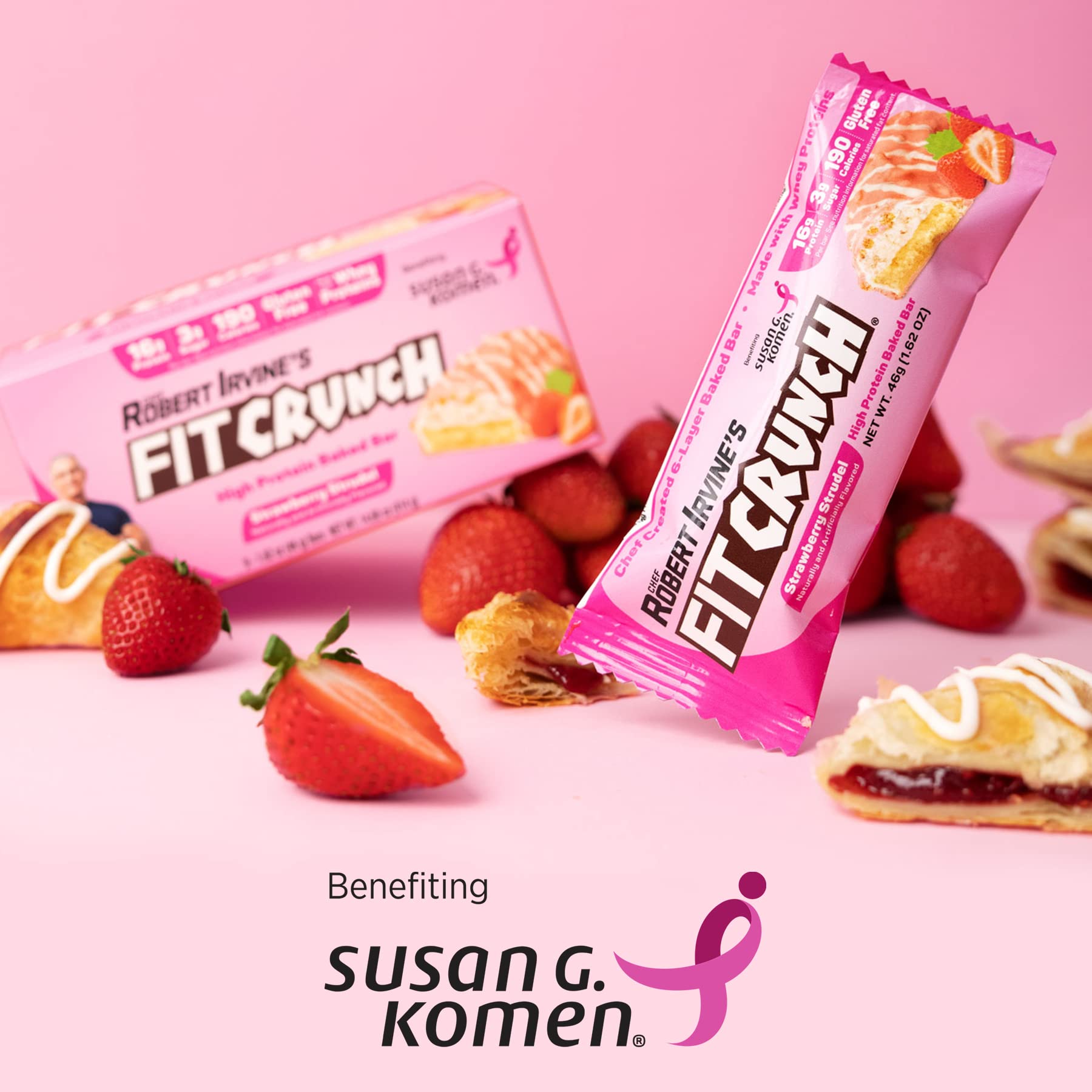 Fit Crunch barra 3 g de azúcar, opción ligera para merendar.