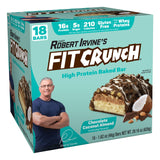 FITCRUNCH barra merienda chocolate coco almendra, lista para merienda proteica.