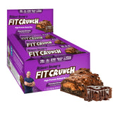 FITCRUNCH barra proteica de 6 capas, perfecta como snack rápido y saciante.
