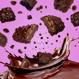 FITCRUNCH barra proteica 6 capas brownie de chocolate para llevar.