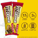 FITCRUNCH barra proteína, textura crocante, perfecta merienda