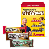 Barras FITCRUNCH variedad merienda rápida y conveniente.