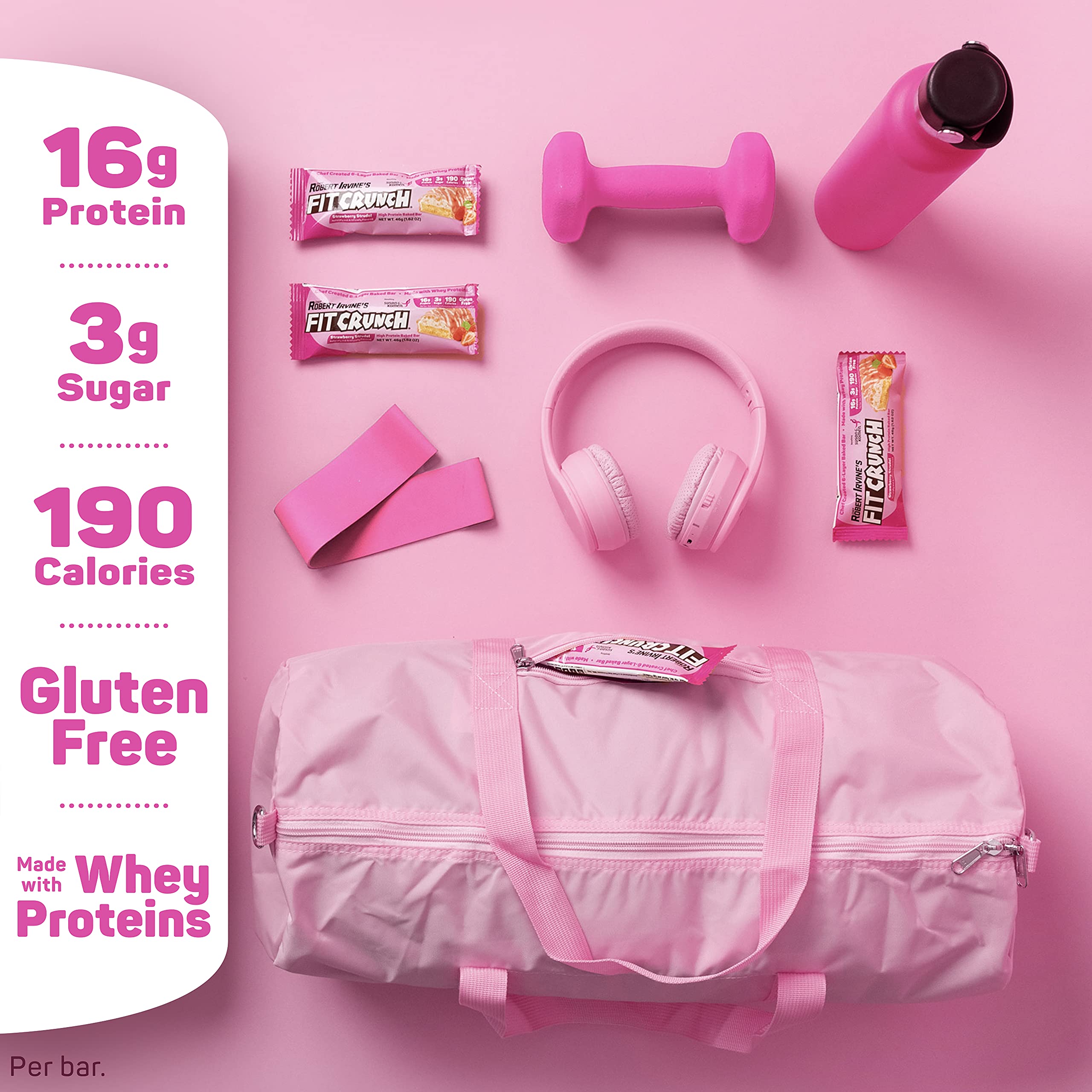 Fit Crunch sin gluten con sello, opción para dietas libres de gluten.