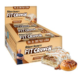 FITCRUNCH barra canela retorcida, textura suave y proteína para merienda