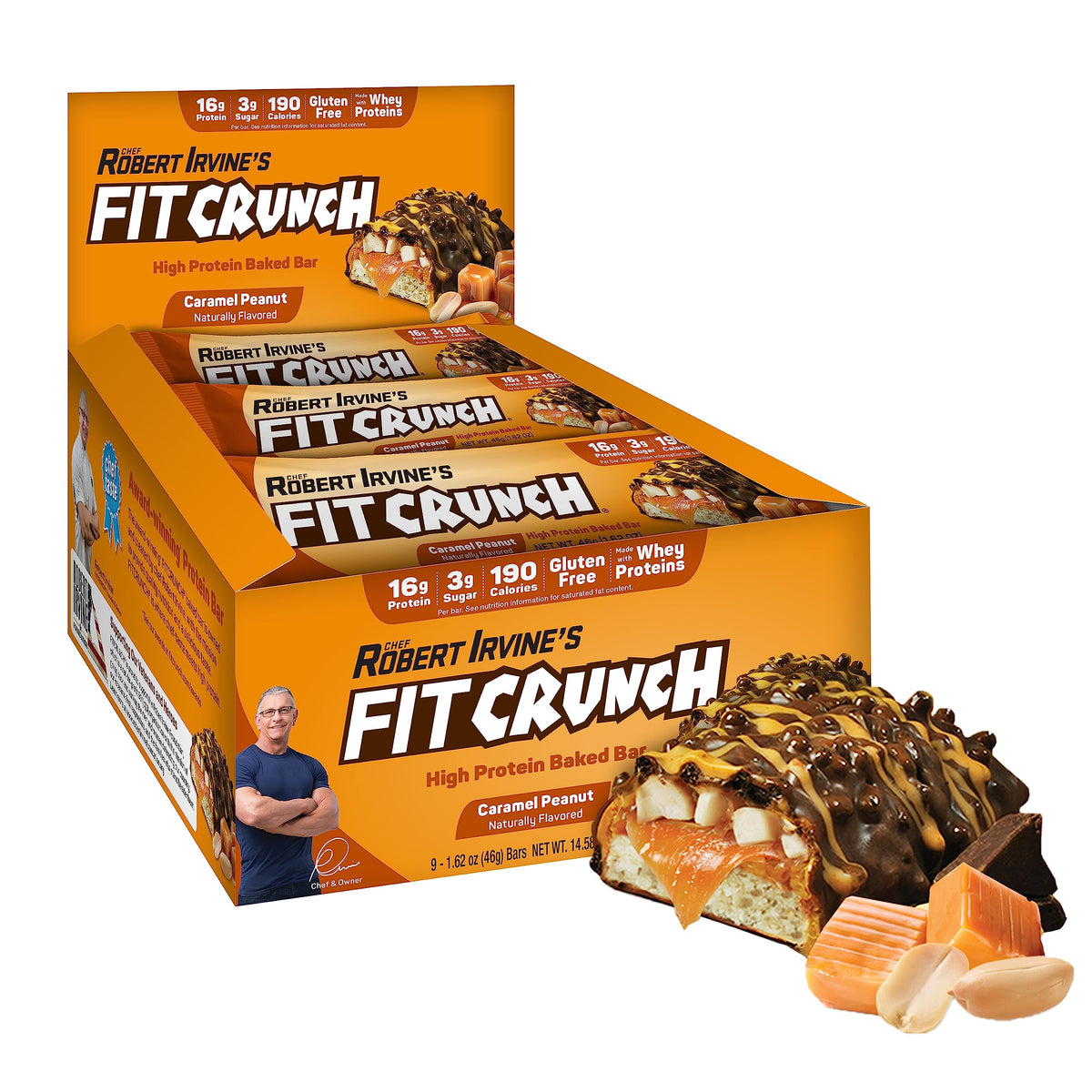 FITCRUNCH barra proteína 6 capas: snack proteico crujiente para saciar deseos.