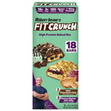 Barras FITCRUNCH de menta con chispas de chocolate, tentempié proteico para entrenar y recargar energías.
