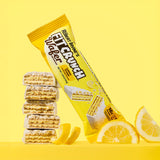 FITCRUNCH barra oblea limón crema, merienda conveniente para recargar energía