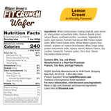 FITCRUNCH oblea crema de limón con textura cremosa en cada bocado