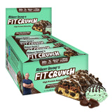 FITCRUNCH barra con seis capas y centro suave para snack proteico.