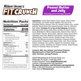 Fit Crunch barra de proteína vista cercana, ideal para merienda rápida.