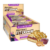 Fit Crunch barras de proteína empaque compacto para merienda diaria.