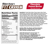Detalle de la capa pastel suave de la barra FitCrunch, textura agradable para merienda.
